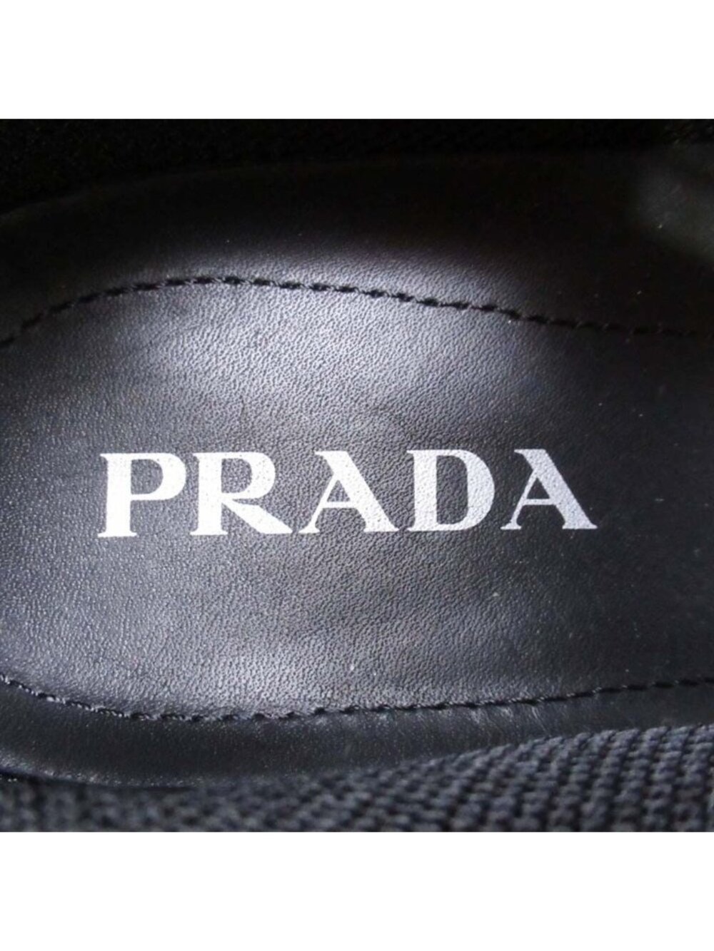 Prada Re-Nylon Triangle Logo Sneakers Shoes Plate 7 Black - Picture 9 of 10
